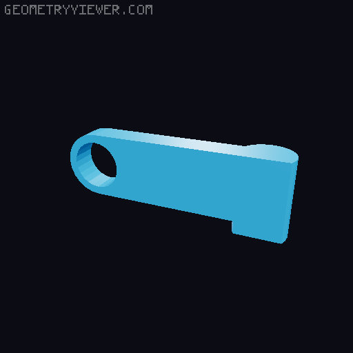Servo Clamp and Horn Extenders 3D model thumbnail
