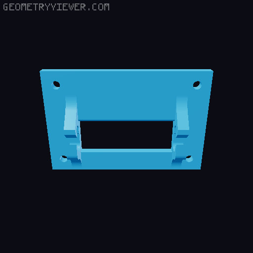 external filament dryer roller guide 3D model thumbnail