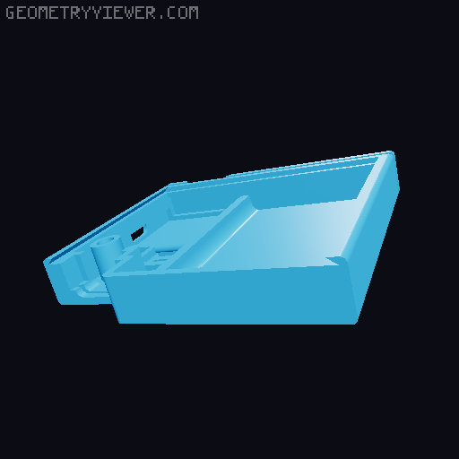 Wearable HEPA fan with strap 3D model thumbnail