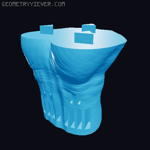 Hand Organizer (USB and SD/microSD) 3D model thumbnail