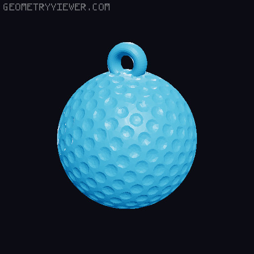 Sports Ball Ornaments - Football Tennis Golf Soccer 3D model thumbnail