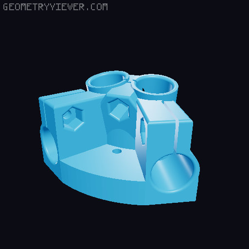 Hill Mount for Hadley Telescope 3D model thumbnail
