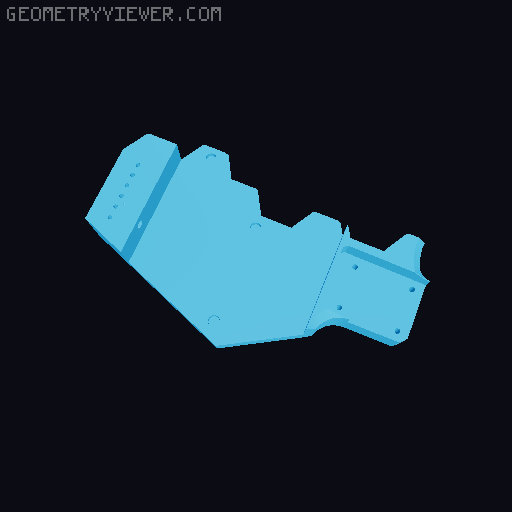 Electric Guitar with hot swappable pickups 3D model thumbnail