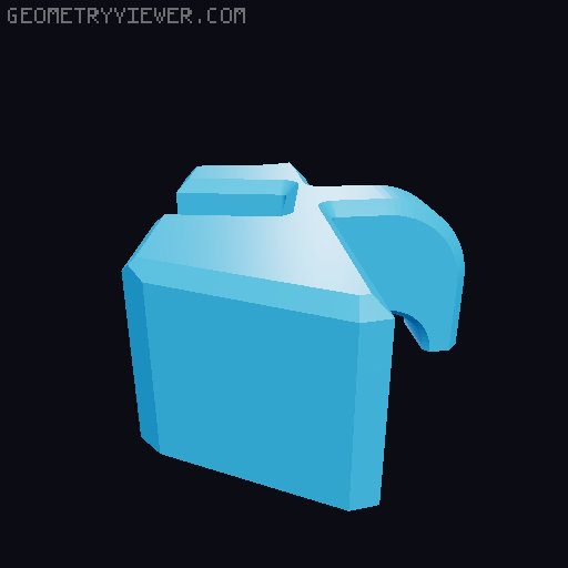 Big Flexi Rexi Split 3D model thumbnail