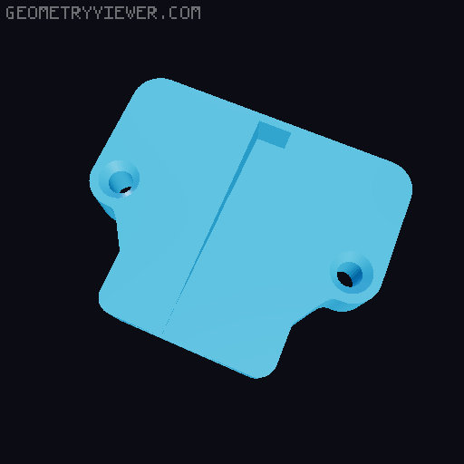Garmin / Quarter Turn mount for Sy's Peglock system 3D model thumbnail