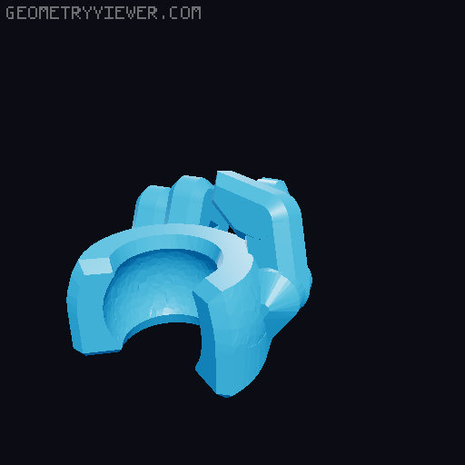 Dummy 13 (Oct. 2023) Middle finger(s) 3D model thumbnail