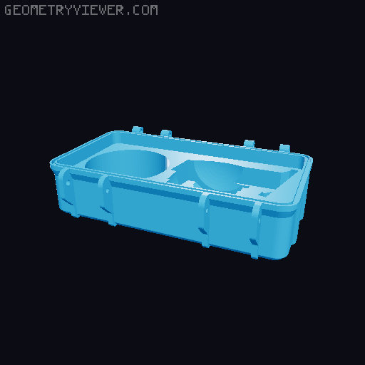 Rugged boxes for Volvo accessories 3D model thumbnail