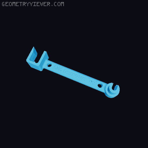 Remix Bambu AMS Disconnect Tool with Magnet cutout 3D model thumbnail
