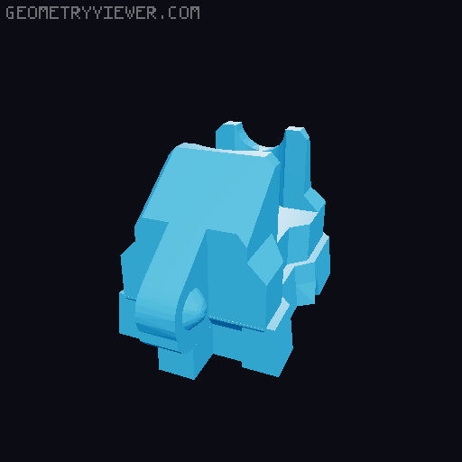 Dummy 13 Mercenary 3D model thumbnail