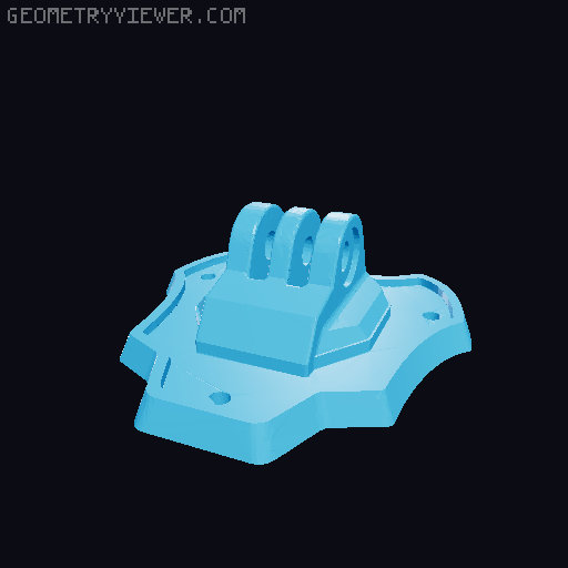 GEPRC Pulsar LR 10 3D Printed Parts 3D model thumbnail