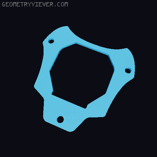GEPRC Pulsar LR 10 3D Printed Parts 3D model thumbnail