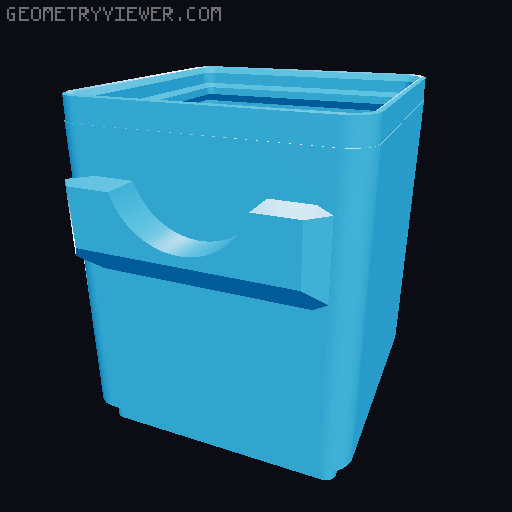 Parametric Gridfinity bins for GOEWS 3D model thumbnail