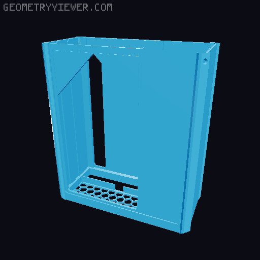 Asrock BC-250 TFX case 3D model thumbnail