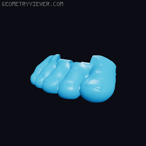 Dummy 13 Hulk parts remix 3D model thumbnail