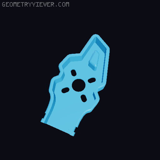 GEPRC Pulsar LR 10 3D Printed Parts 3D model thumbnail