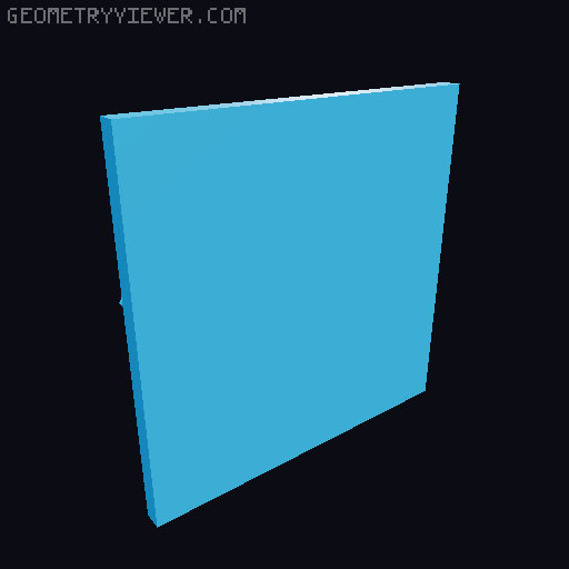 Hexglyph remix for printing in parts 3D model thumbnail