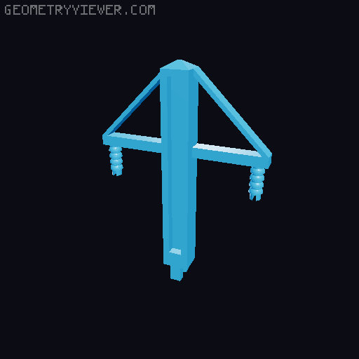 Catenary Tower for O-Gauge 3D model thumbnail