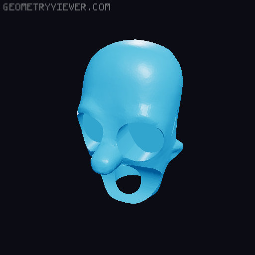 Homer Simpson Giant Minifig 3D model thumbnail