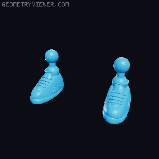 Tralalero Tralala - Poseable Figure 3D model thumbnail