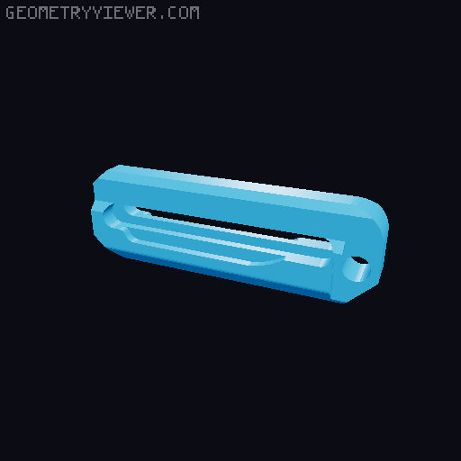 TikTok Gravity Knife Fidget Toy - now with 180 deg swing 3D model thumbnail