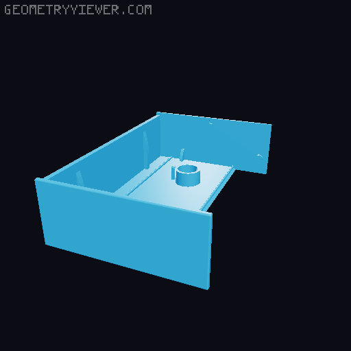 VHS-C Cassette Box 3D model thumbnail