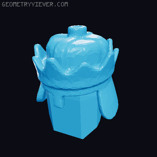 Dummy 13 Lego Knight Armor/Weapons (MOD) 3D model thumbnail