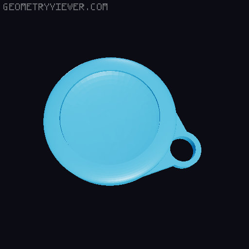 AirTag holder 3D model thumbnail