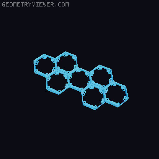 Hextraction Fancy Game Board Remix 3D model thumbnail
