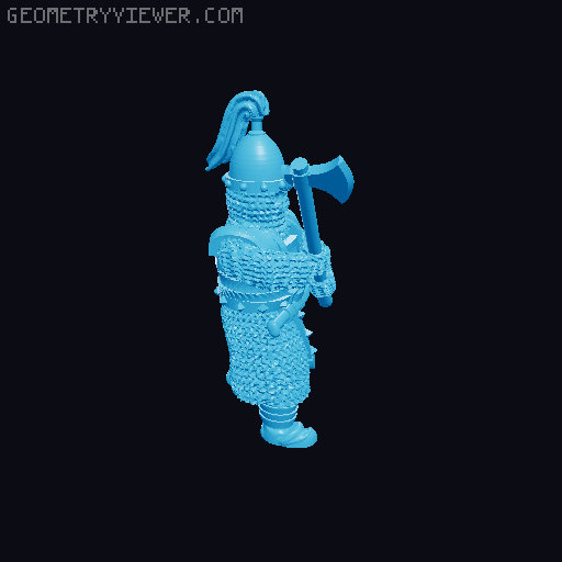 Skanderan Lordlings with Great Axes 3D model thumbnail