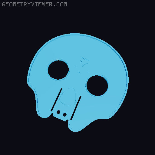 BoTC OnTheBlock Skull Marker with Vote Dial 3D model thumbnail
