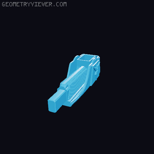 D13  Modular Gun   (Series first) 3D model thumbnail