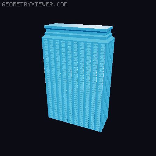 Prismatic Vase Mode Silica Gel Container. Super fast print 3D model thumbnail