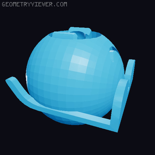 Stickman Figure 3D model thumbnail