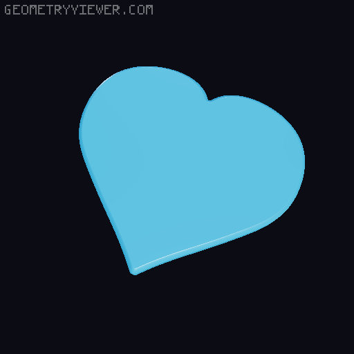 Heart-Container for Flexi-Rex 3D model thumbnail