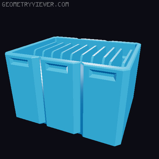 BardSongs DM Screen Accessories Organizer (Modular) 3D model thumbnail