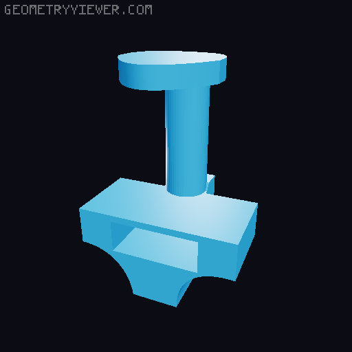 Big Wheel GI Joe Glassified Scale 3D model thumbnail