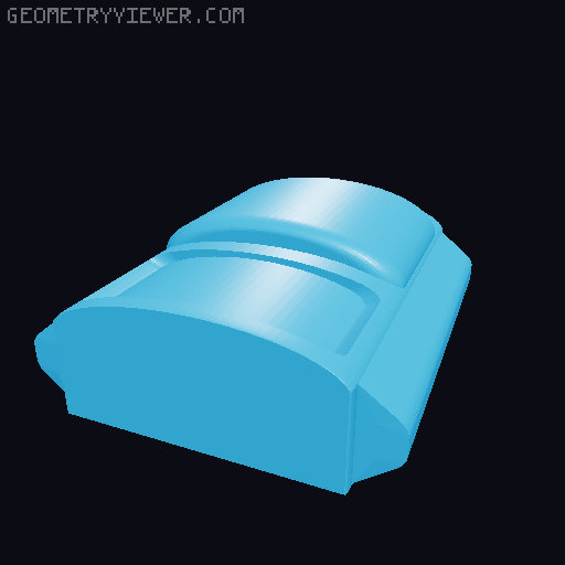 28mm Rail Covers 3D model thumbnail