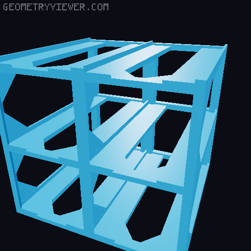 hot wheels garage 3D model thumbnail