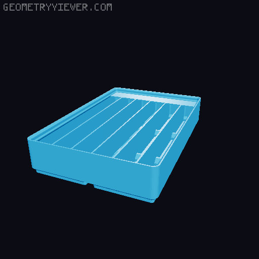 Gridfinity Ultra Light Bins - Divider Label Edition 3D model thumbnail