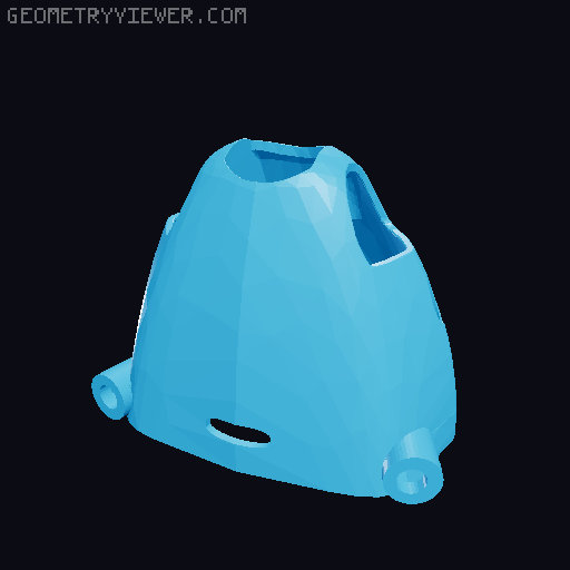 Nose Dji O4 Domy 3D model thumbnail