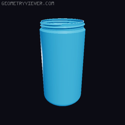 Simple Piggy Bank Containers 3D model thumbnail