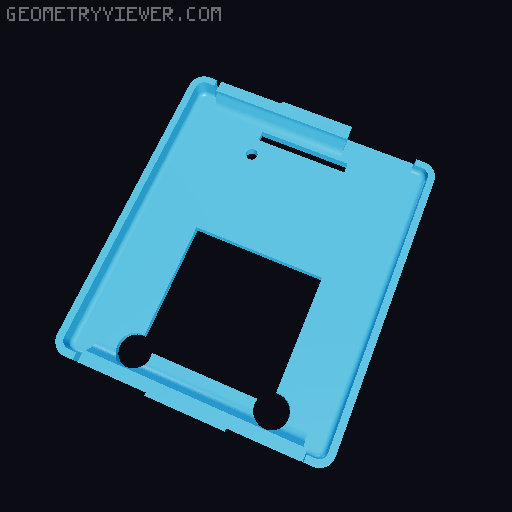 MMDVM Dual Hat for RPi2/3 case 3D model thumbnail