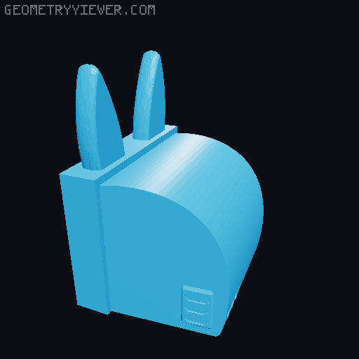 Dummy 13 TV Head V2 3D model thumbnail
