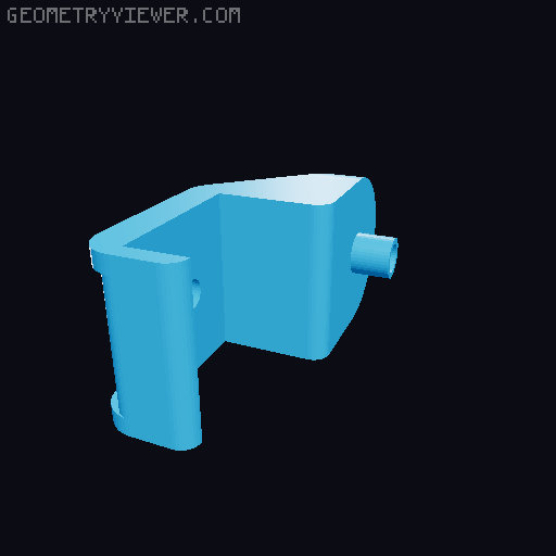 Swivel Pulley 3D model thumbnail