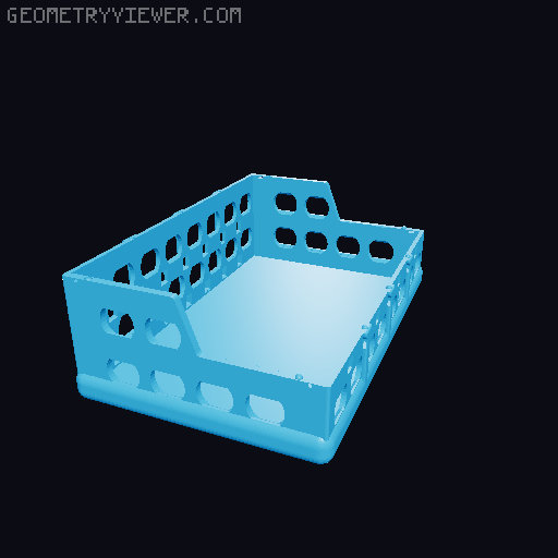 Box Insert for Tokens and Stuff (BITS): 315mm Internal 3D model thumbnail