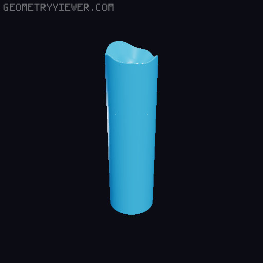 LED light Candle Set 3D model thumbnail