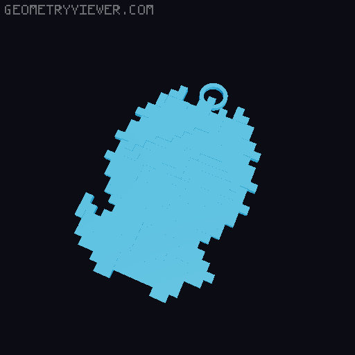pixel savanaclaw 3D model thumbnail