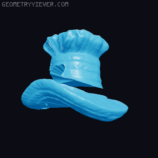 Fall Gnome Statue 3D model thumbnail