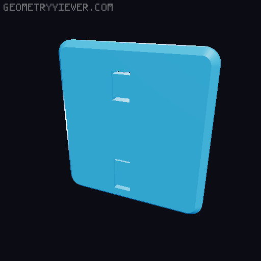 Shadowed Inlay for Sex Toys for Parametric Tool Box 3D model thumbnail