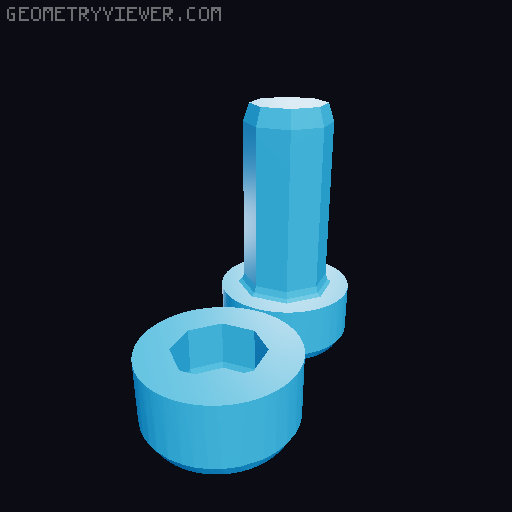 Utility Blade Gravity Knife No hardware 3D model thumbnail